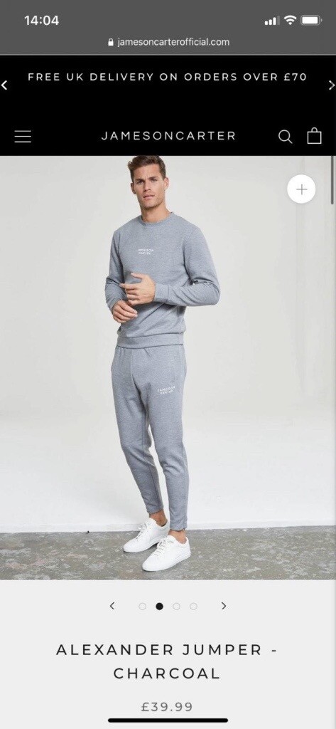 jameson carter joggers grey